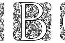 Lettering Designs - A B C