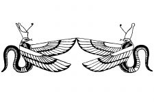 Egyptian Symbols 2 - Winged Serpents