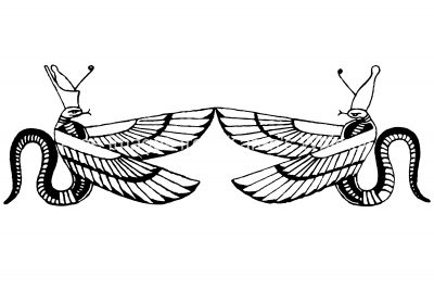 Egyptian Symbols 2 - Winged Serpents