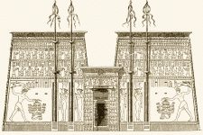 Ancient Egypt Architecture 2 - Temple Facade Of Edfu