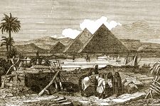 Egyptian Pyramids 8 - View on the Nile