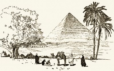 Egyptian Pyramids 12 - Pyramid Scene