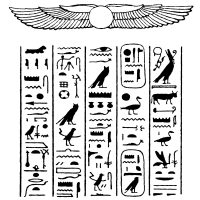 Hieroglyphics of Egypt