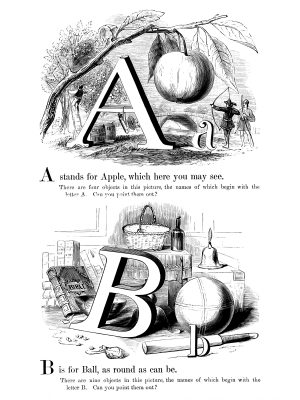 Alphabet Letters To Print A B