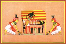 Egyptian Goddesses And Gods 4 Anubis And Osiris