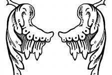 Drawings of Angel Wings 1