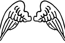 Drawings of Angel Wings 5