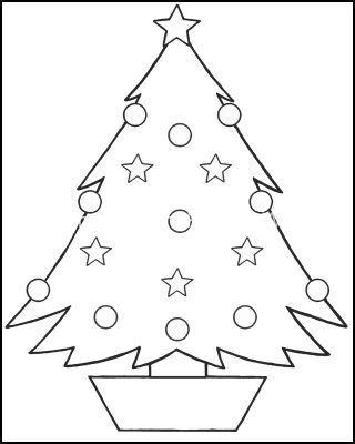 Printable Free Christmas Coloring Pages 1