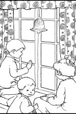 Pictures Of Christmas To Color 1 Waiting For Santa