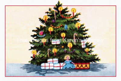 Christmas Tree Clip Art 7