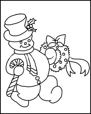 Printable Christmas Coloring Pages 9