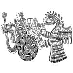 Aztec Symbols 5 Eagle And Rabbit