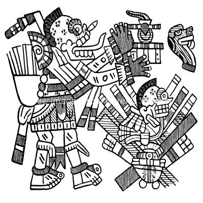 Aztec Symbols 12 A Cremation