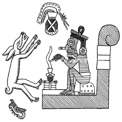 Aztec Symbols 13 Fire Sacrifice To Taloc