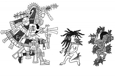 Aztec Gods 9 The God Itztlacoliuhqui