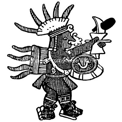 Aztec Gods And Goddesses 12 - Ome Tochtli