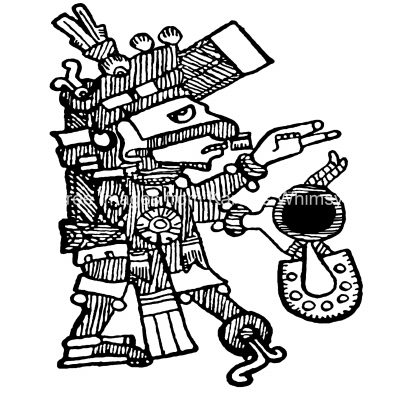 Aztec Gods And Goddesses 5 - Tezcatlipoca