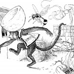 Monkey Cartoons 1 - Monkey Chased by a Hornet