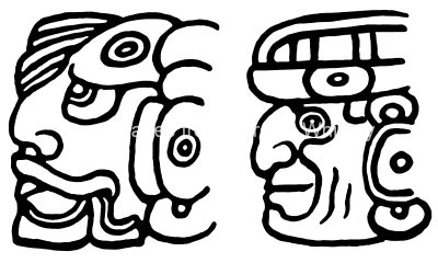 Maya Numbers 2 - Four And Five