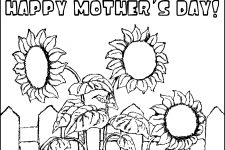Happy Mothers Day Coloring Pages 2