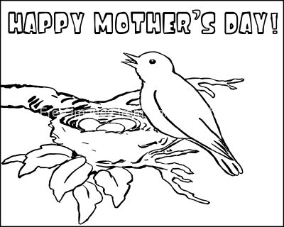 Mothers Day Coloring Pages 4