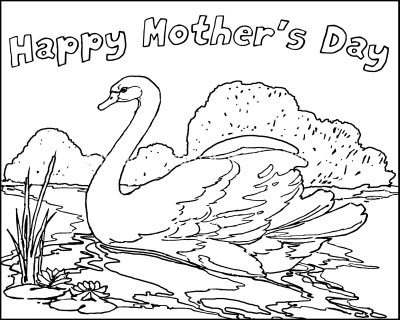 Mothers Day Coloring Pages 8