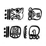 Maya Hieroglyphs 14 Moan Bird