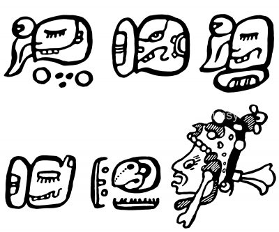 Maya Hieroglyphs 1 Death God