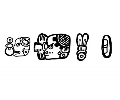 Maya Hieroglyphs 6 Chicchan God