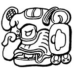 Symbols Of The Mayans 3 Katun Face Sign