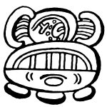 Symbols Of The Mayans 4 Katun Normal Sign