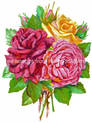 Drawings of Flower Bouquets 1