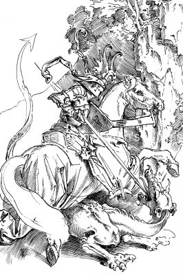Mythical Dragon Drawings 8