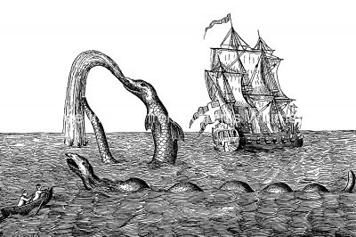 Drawings Of Sea Monsters 8