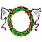 Drawings of Christmas Wreaths 7