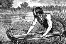 Celts 10 Briton With Coracle