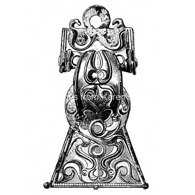 Celt Art 17 Bronze Fibula