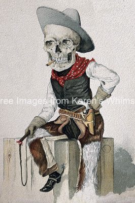 Human Skeletons 12 A Cowboy