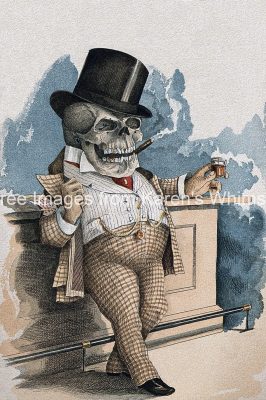 Human Skeletons 16 A Smoker
