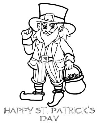 St Patricks Day Coloring Page 6