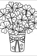 Coloring Pages of Shamrocks 4