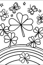 Coloring Pages of Shamrocks 9