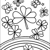 Coloring Pages of Shamrocks