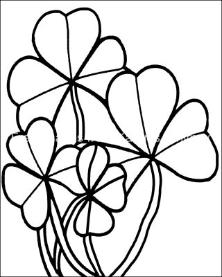 Coloring Pages of Shamrocks 3