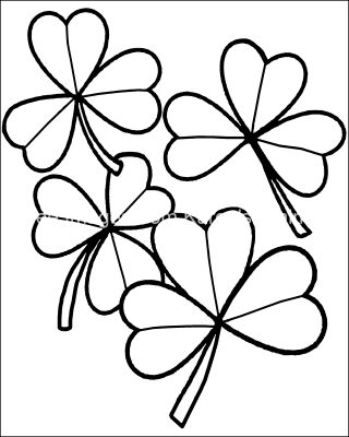 Coloring Pages of Shamrocks 5