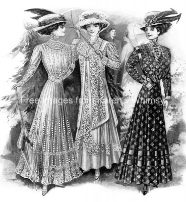 Edwardian Fashion Era 1