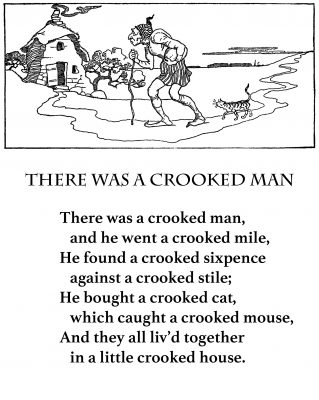 Lyrics Of Nursery Rhymes 11 - T'was a Crooked Man