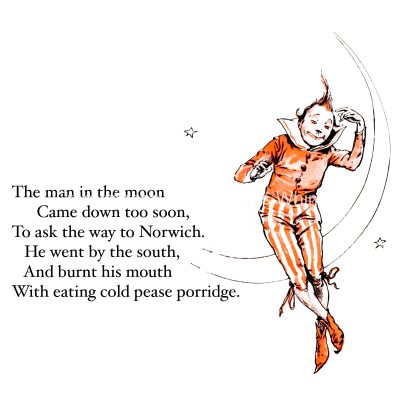 Nursery Rhymes Lyrics 14 - Man in the Moon