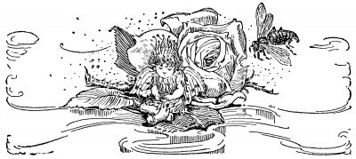 Fairies 6 - Fairy Sits Near a Rose