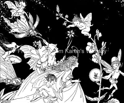 Fantasy Fairies 5 - Fairies Traveling at Night
